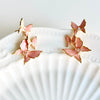 Sweet Pink Butterflies Earrings