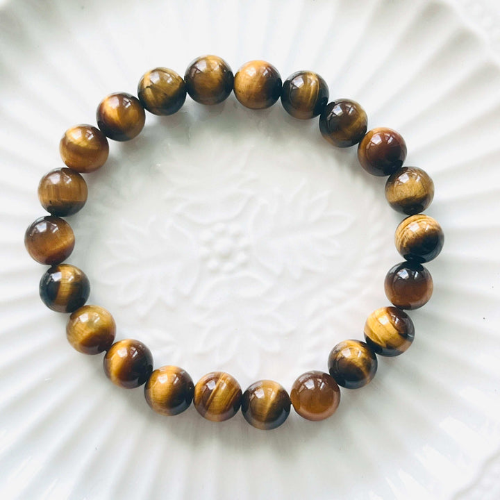 Tiger's Eye Beaded Bracelet
