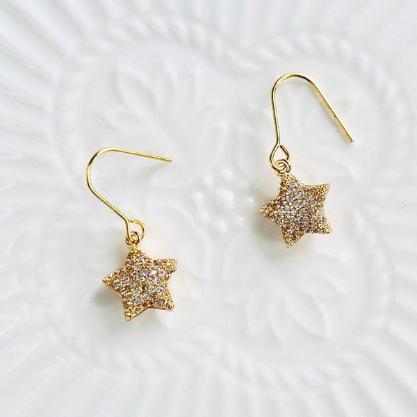 Twinkle Star Hook Earrings