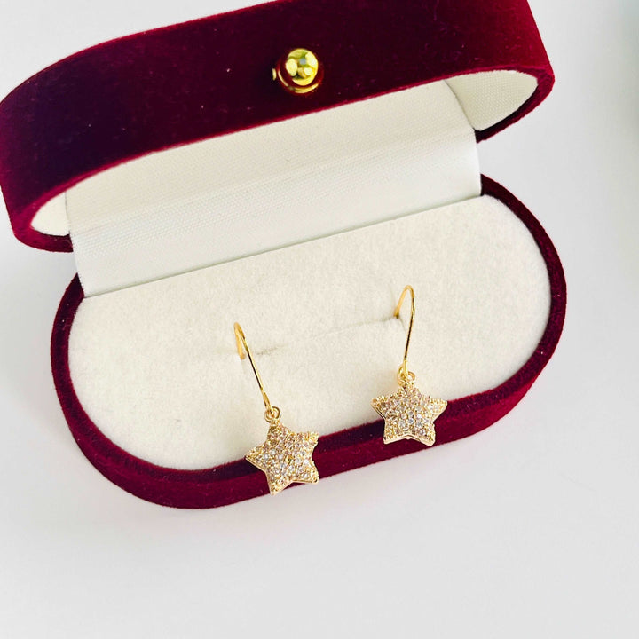 Twinkle Star Hook Earrings