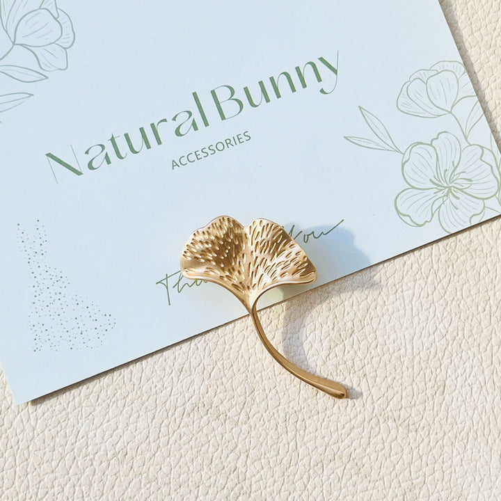 Vintage Ginkgo Brooch