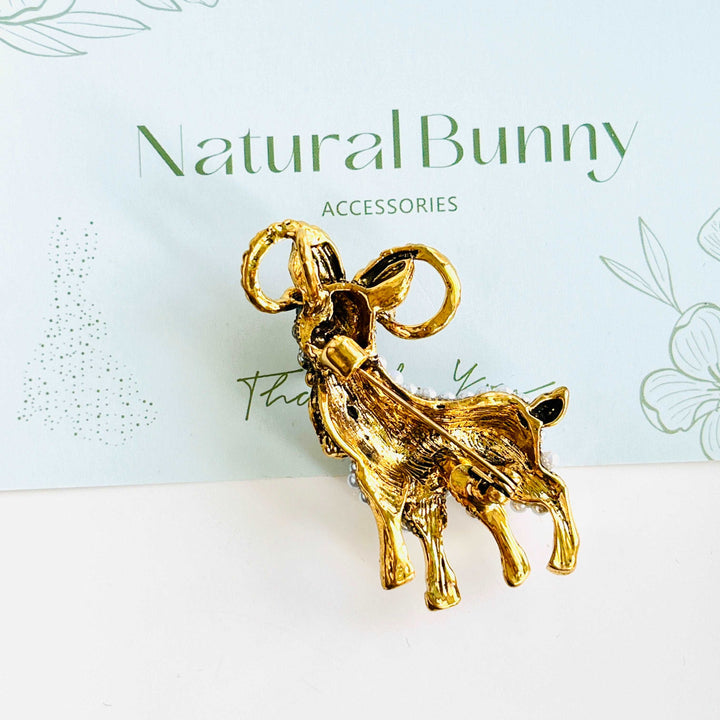 Vintage Mountain Sheep Brooch