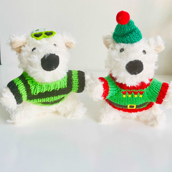 West Highland Terrier Plush Key Chain | Bag Charm | Free Over $160