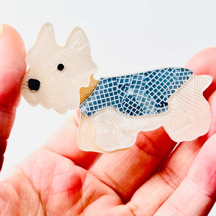 West Highland White Terrier Brooch