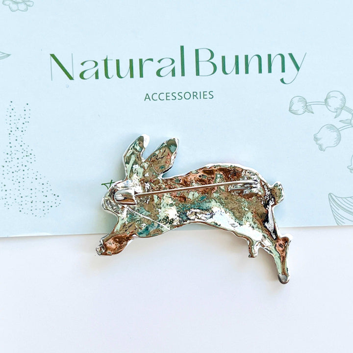 Starry Rabbit Brooch