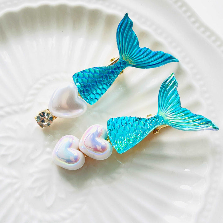 Sky Blue Marine Hair Clips Pack