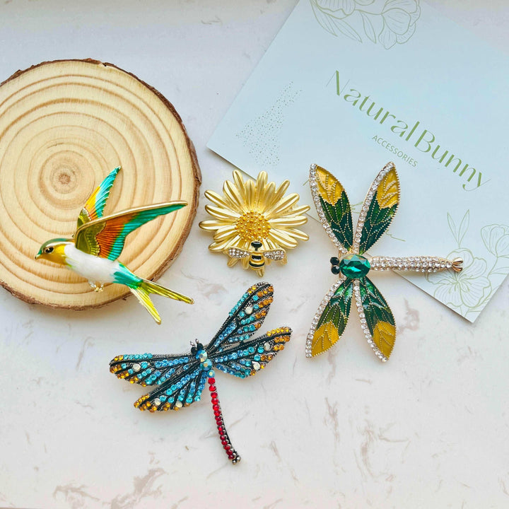 Vintage Dragonfly Brooch